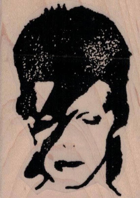 Rubber Stamp Banksy David Bowie Stamping Graffiti Outsider Art