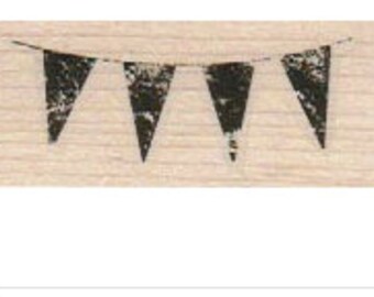 Rubber stamp  triangle  Banner  scrapbooking supplies number 19043