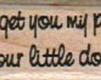 wizard of oz rubber stamp quote word stamps  I'll get you my pretty   Quote humor   number 8351