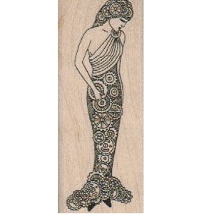 With A Mother Like You rubber stamp mounted 5507 image 4