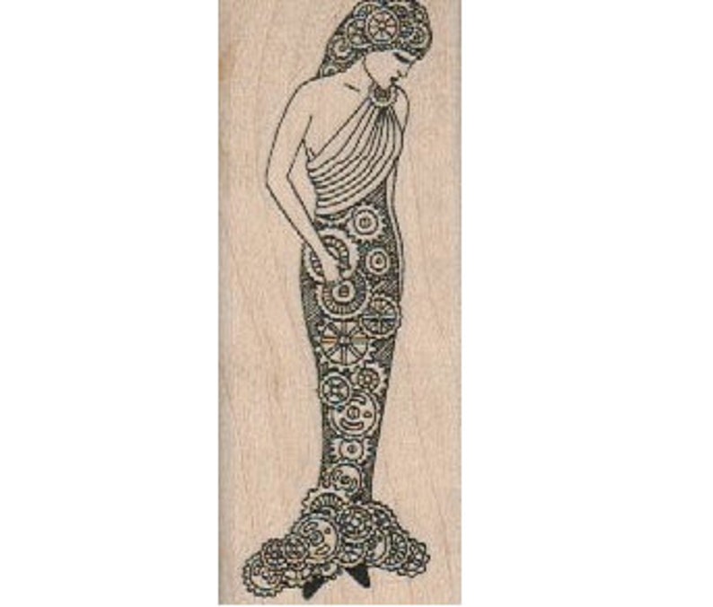With A Mother Like You rubber stamp mounted 5507 image 4