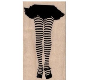 rubber stamps  striped legs leggings skirt girl body parts  no 19639 stamping craft supplies scrapbooking doll