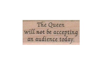 Quotes Rubber stamp  Alice in Wonderland Queen  quote   sayings phrase