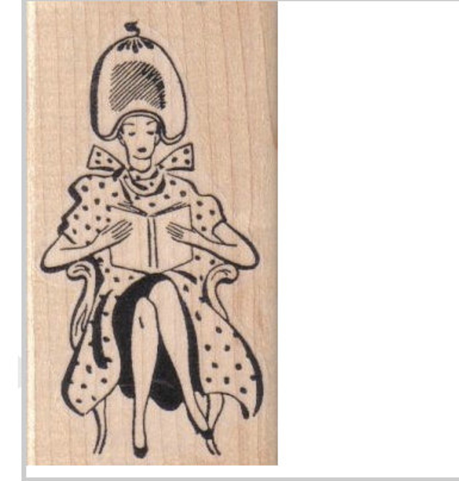 Rubber Stamp Lady in Beauty Salon 8634 Barber Hair Hairdresser Etsy