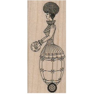 With A Mother Like You rubber stamp mounted 5507 image 5