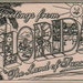 rubber stamps Greetings From Florida cling stamp, unmounted or wood mounted 12370