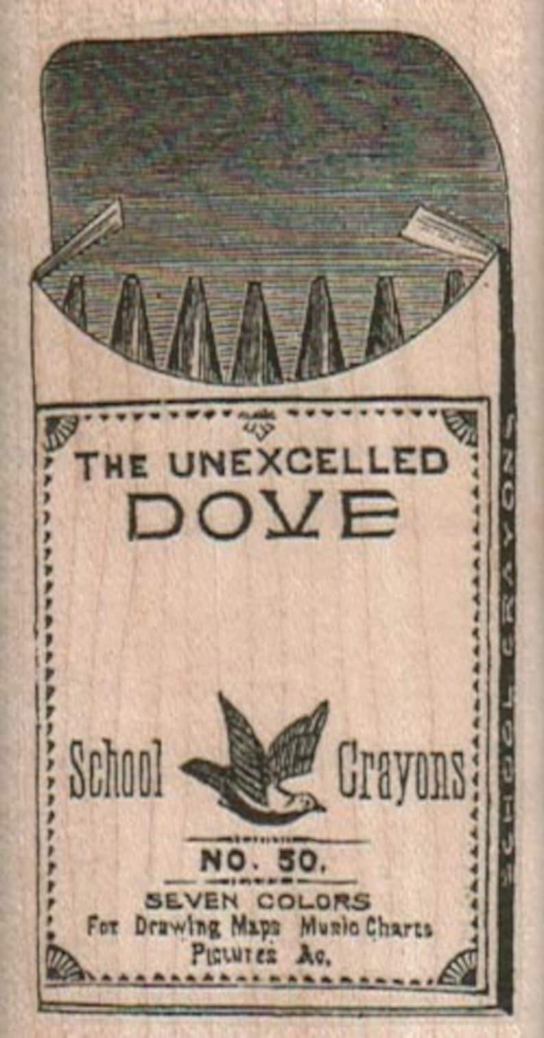 wood mounted Rubber stamp I survived Catholic school scrapbooking supplies number 365