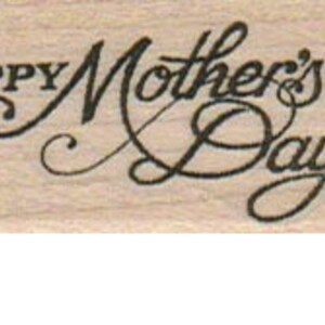 With A Mother Like You rubber stamp mounted 5507 image 2