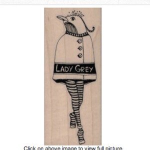 Stempel Vogel Frau Whimsical Lady Grau stempel no19909 mary vogel lozinak original