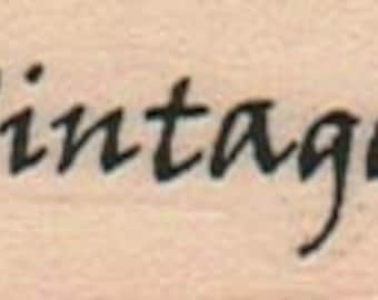 rubber stamp word quote  Vintage  scrapbooking supplies 17632