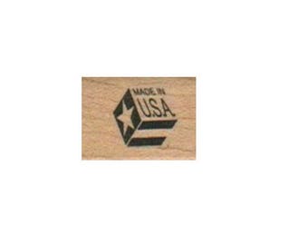 Timbro in gomma Made In USA numero 2341 non montato, timbro a cinghia, francobolli in legno scrapbooking