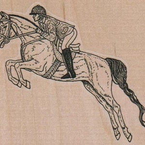 Horse head rubber stamp Stamp Rubber Stamp 8909 cowboy cling stamp, unmounted or wood mounted stamp image 3