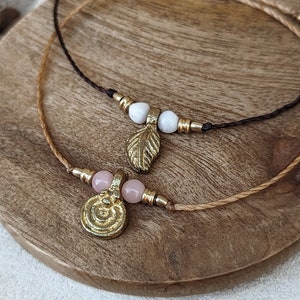 Enja Bracelet I Boho Tribal Bracelet I Bohemian Bracelet I Gemstone Bracelet I Gemstones I Brass I Beads I Siralome Shop