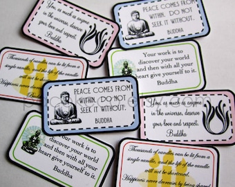 POCKET PERKS - Buddha Quote Series - Mini Memos to Spread Good Cheer