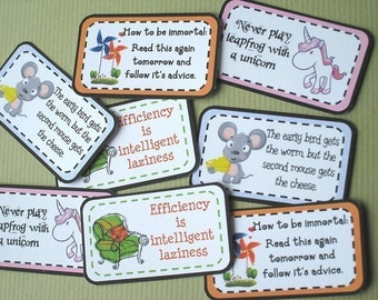 Pocket Perks - Funny Bone Perks -  Mini Memos to Spread Good Cheer