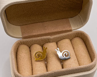 Snail ear clips for children, snail ear clips in gold or silver for children, earrings without pierced ears, painless earrings, first earrings