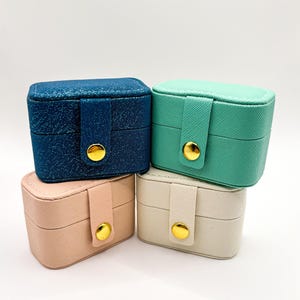 Schmuckkästchen, Ohrring Box, Ohrring Schachtel, Ring Box, Schmuck Box Reise, Ohrclips Kinder Aufbewahrung, Mini Schmuckkästchen
