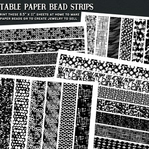 Printable Paper Bead Strips 6