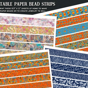 Printable Paper Bead Strips 7