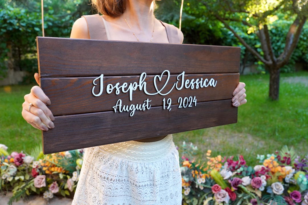 Personalized Last Name Wood Pallet Sign: Custom Family Name Wall Decor ...