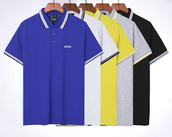 Hugo Boss Polo Shirt - Hugo For Men T-Shirt with embroidered BOSS logo Casual SmartWear