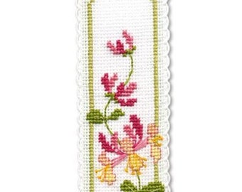 Honeysuckle Bookmark Cross Stitch Kit (Textile Heritage)
