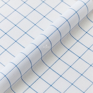 DMC 25 Count Waste Canvas (White) Blue Grid (Multiple Sizes Available)