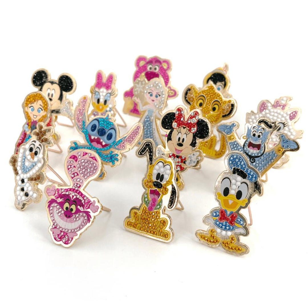 DISNEY ART ピンバッジ8点セット Disney STORE (ディズニーストア) ピンバッジセット 心斎橋オープン
