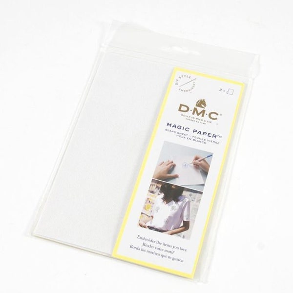 DMC Blank Magic Paper for Embroidery or Cross Stitch