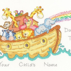 Baby Ark Baby Sampler  Cross Stitch Kit by Bothy Threads