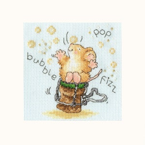 Time To Celebrate! Greetings Card Cross Stitch Kit by Bothy Threads