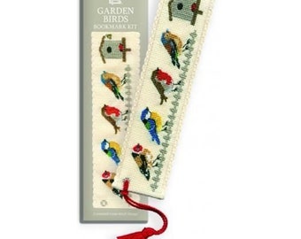 Garden Birds Bookmark Cross Stitch Kit (Textile Heritage)