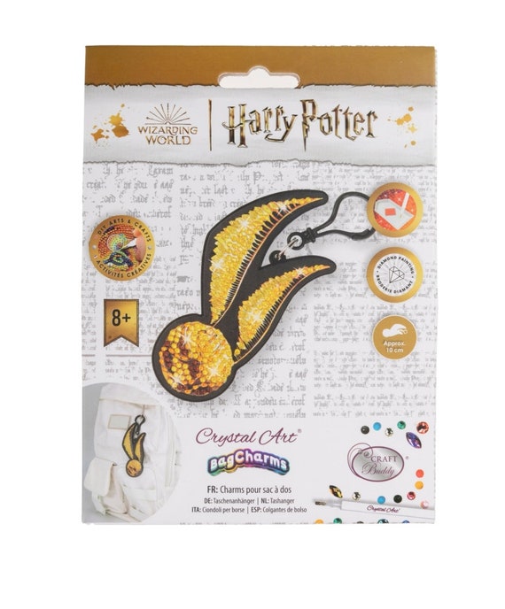 Golden Snitch Crystal Art Bag Charm harry Potter Etsy