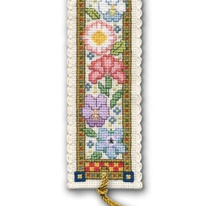Medieval Garden Bookmark Cross Stitch Kit (Textile Heritage)