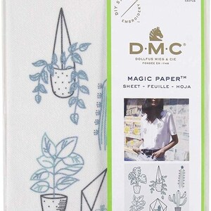 DMC Blank Magic Paper for Embroidery or Cross Stitch - 4 PACKS of 3 = 12  SHEETS