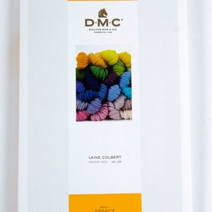 DMC wandtapijt wollen kleurenkaart (echte draden) - W486