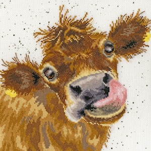 Hannah Dale - Moo Cross Stitch Kit by Bothy Threads