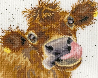 Hannah Dale - Moo Kreuzstichpackung von Bathy Threads