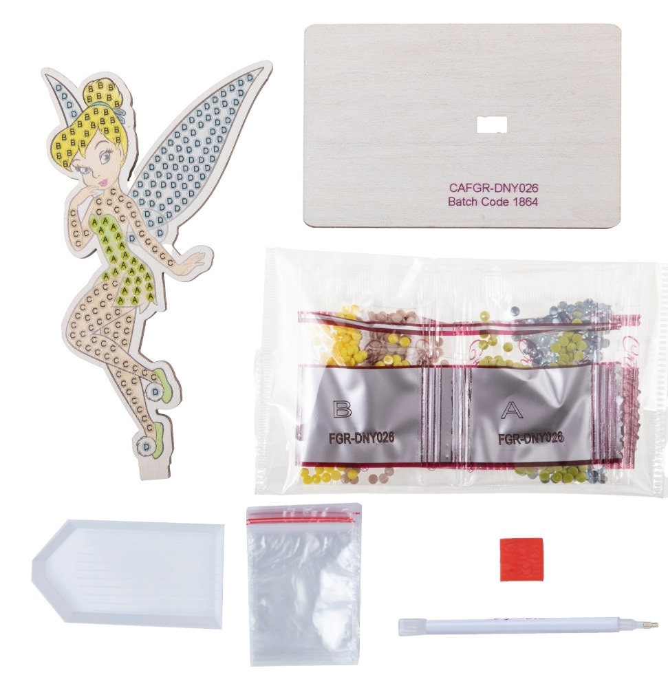 Tinkerbell - Crystal Art Buddy Kit (disney) - Etsy