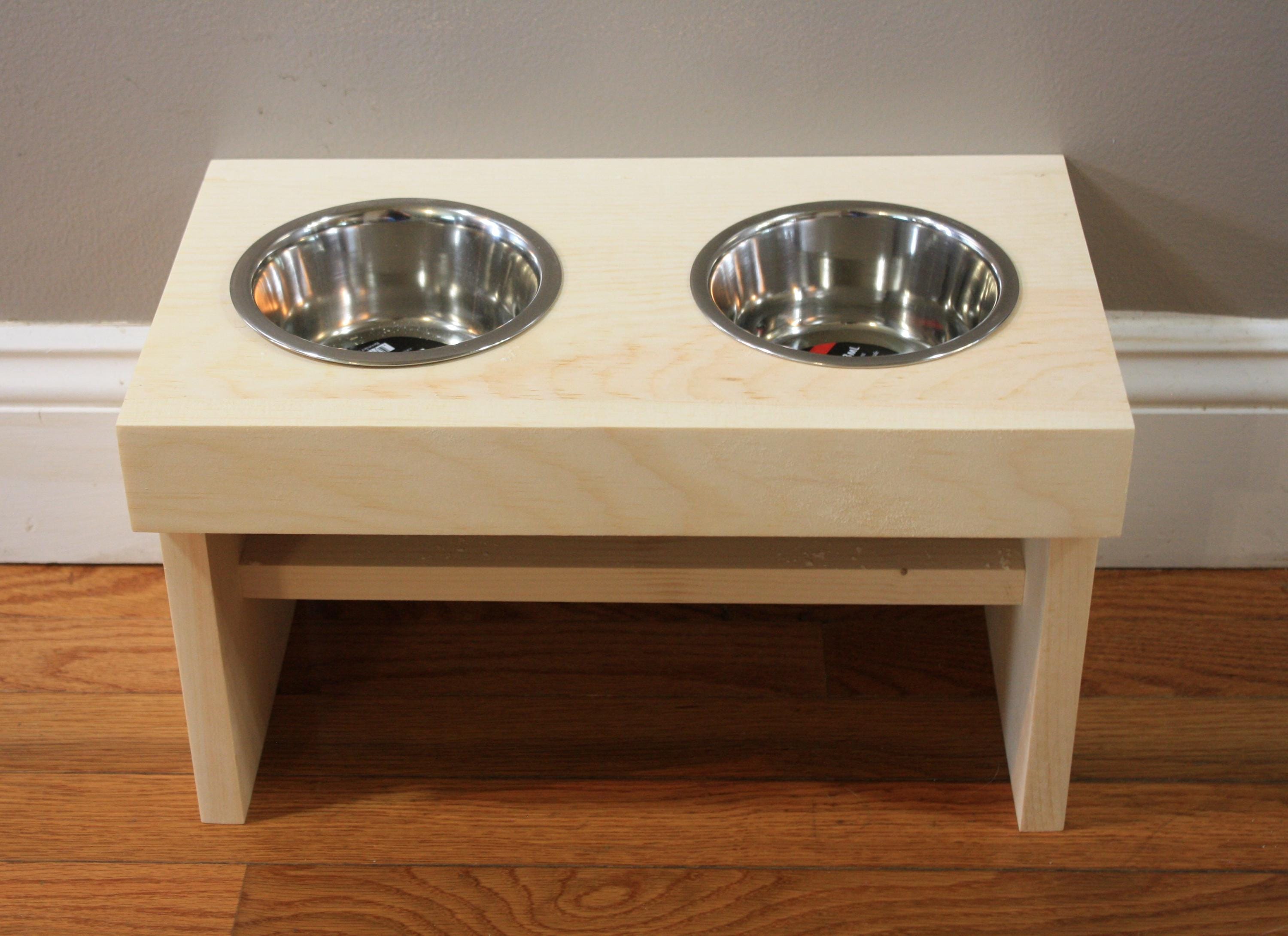 Dog/cat Raised Feeding and Water Station - Etsy
