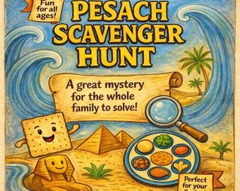 Pesach Scavenger Hunt - Printable Seder-night Activity