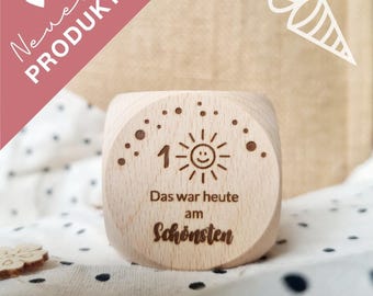 Erzählwürfel | Ritual für Kinder | 6 Erzählimpulse | Geschenk zur Einschulung, Kommunion/Konfirmation | Geburtstag | Kita | Schule