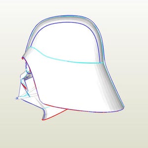 Darth Vader Helmet Template for EVA Foam - Etsy