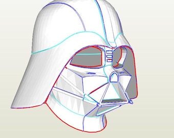 Molde de capacete Darth Vader para espuma EVA