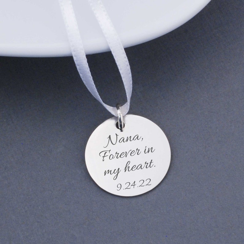 Custom Bouquet Charm Wedding Bouquet Charm Wedding Memorial Etsy