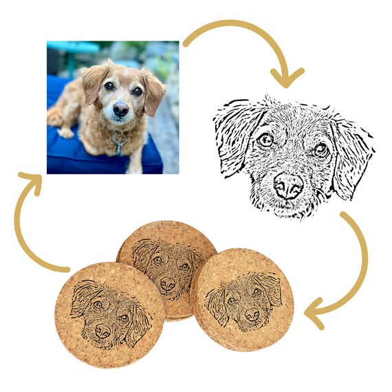 Regalo Per Papà Con Cane - Biglietto Portafoglio In Acciaio Inox Inciso Con Messaggio Speciale Dal Cane