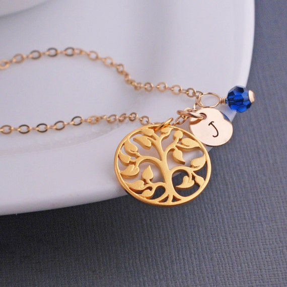 Personalize Family Tree Necklace Mother 