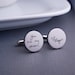 Gift for Him Personalized Cuff Links, Handwriting CuffLinks, Wedding Gift for Husband, Custom Cufflinks for Him, Christmas Gift for Him 