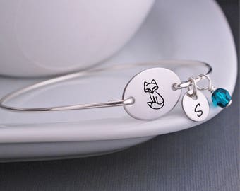 キツネと狩猟角のバングル - Etsy 日本