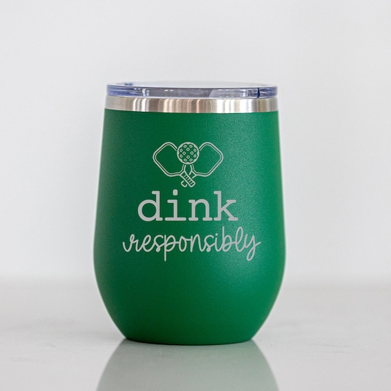 Pickleball Tumbler, Pickleball For Men Gifts, Pickleball Gift For Her, Kitchen Gifts Pickleball, Dink Responsibly Pickleball Cup, Retirement